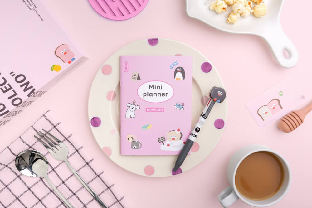 สมุดแพลนเนอร์ Ropamoda romane mini planner สีชมพู